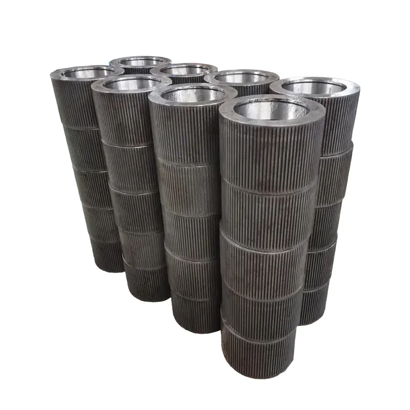 Alloy steel roller housings for wood pellets
