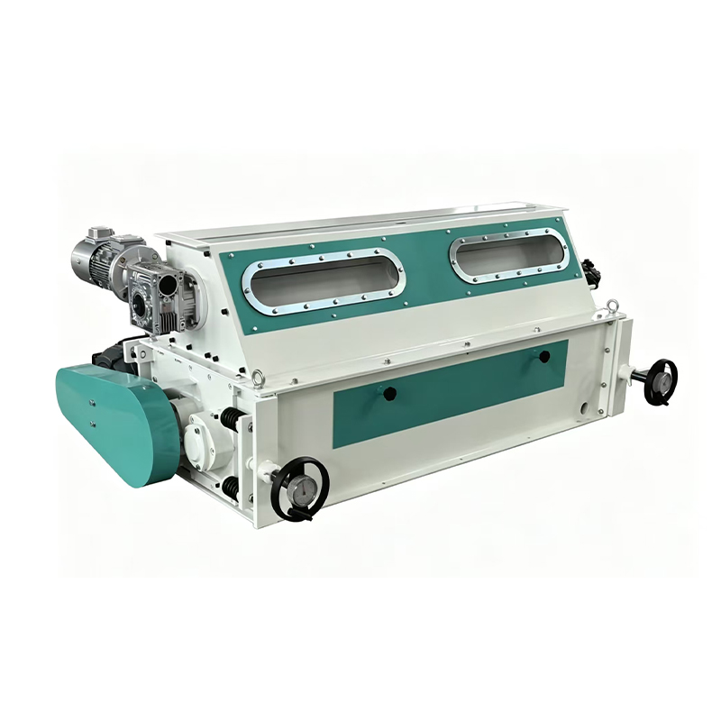 Three-roll debris machine